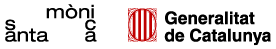 Logotip Santa Mònica i Generalitat de Catalunya