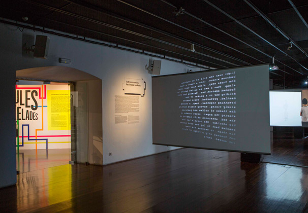 Arts Santa Mònica Paraules pixelades