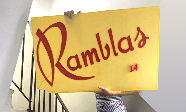 Rambla 14, fragments itinerants en tres temps